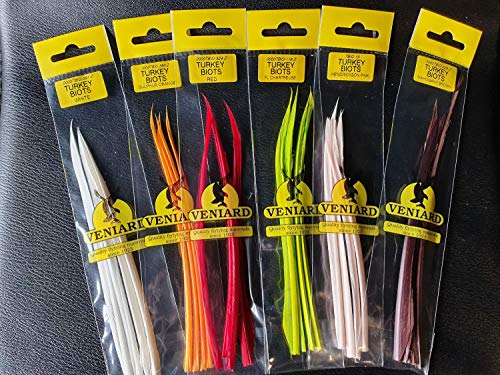 Hareline Turkey Biot Quills-Caddis Green - Hareline - caddis green
