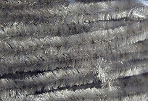 Hareline Carded Chenille Fly Tying Materials - All Colors & Sizes - Hareline - light gray - Medium