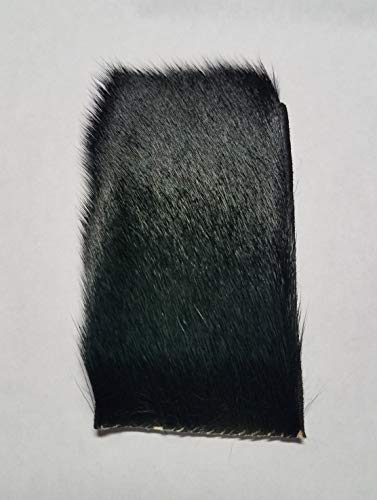 Hareline Dubbin Dyed Black Coastal Deer Hair - Hareline Dubbin - dyed black