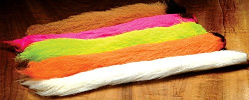 Calf Tail - Fl. Orange - Hareline Dubbin - fluorescent. orange - One Size
