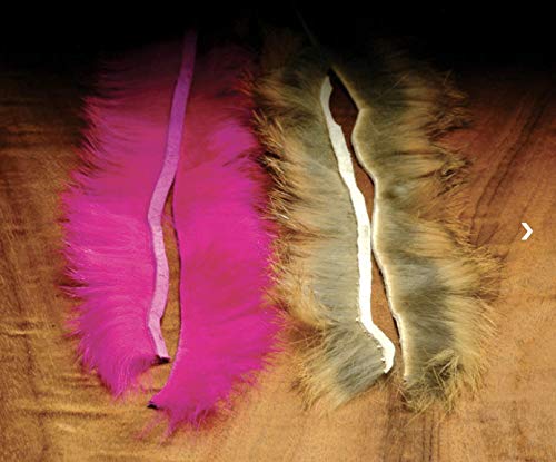 Hareline Crosscut Rabbit Strips - Dark Brown - Hareline - [brown] - One Size