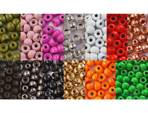 Hareline Cyclops Beads 3/32 Copper - Hareline Dubbin Inc - copper - 3/32"