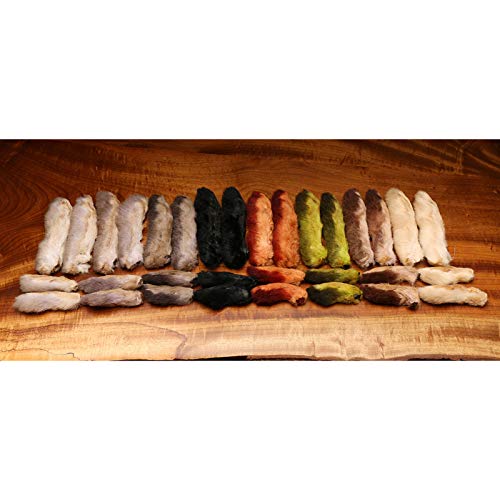 Hareline Dubbin Inc Nature's Spirit Snowshoe Rabbits Feet Tan - Hareline Dubbin Inc - tan