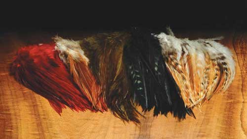 Hareline: Woolly Bugger Saddle Hackle - Hareline Dubbin - black - One Size