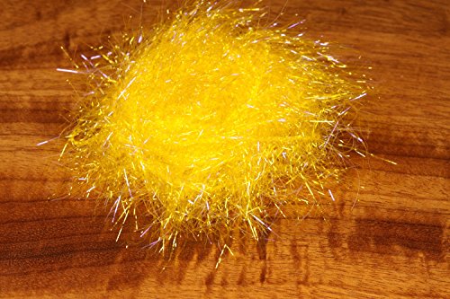 Hareline Dubbin UV Polar Chenille - Hareline Dubbin Inc - uv yellow - One Size