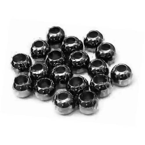 Hareline Cyclops Brass Bead Eyes - Hareline - [black] - [3/16 ]
