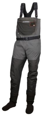 Simms Men's G3 Guide Stockingfoot Fishing Waders - Gunmetal L - Simms - gunmetal - L