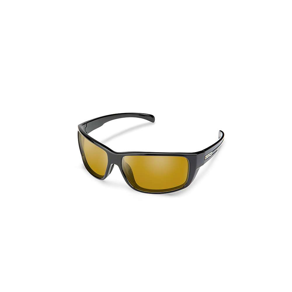 Men's Suncloud Milestone Polarized Sunglasses Black/Polarized Low Light Yellow - Suncloud - black/polarized low light yellow