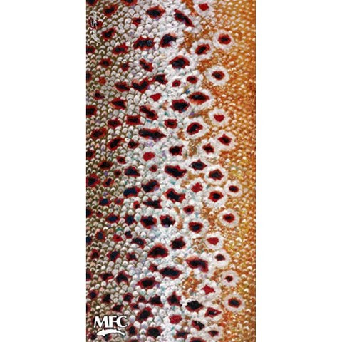 Fish Gaiter - UPF 20 - SUNDELLS BROWN TROUT SKIN ( ) - Montana Fly Company - sundells brown trout skin