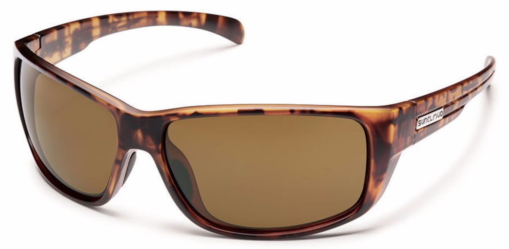 Suncloud Polarized Optics Milestone 2.00 Sunglasses, Matte Tortoise, S-MIPPBRTT200 - Suncloud Polarized Optics - brown - 200