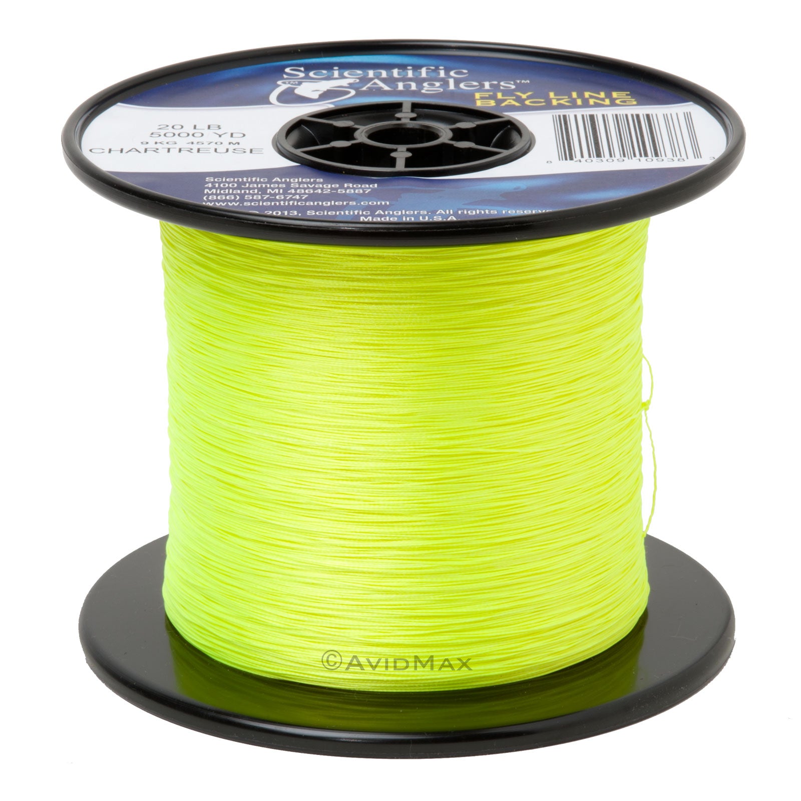 Scientific Anglers Dacron Fly Line Backing White, Orange, and Yellow 20lbs/30lbs - Scientific Anglers - yellow - 20 lbs.