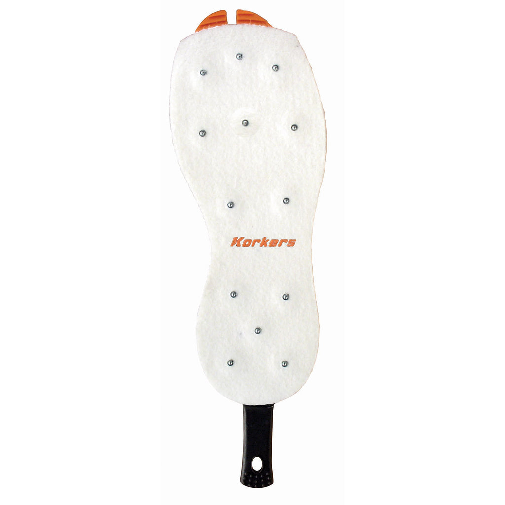 Korkers Men's Studded Felt Sole 13 White Orange - Korkers - white orange - 13
