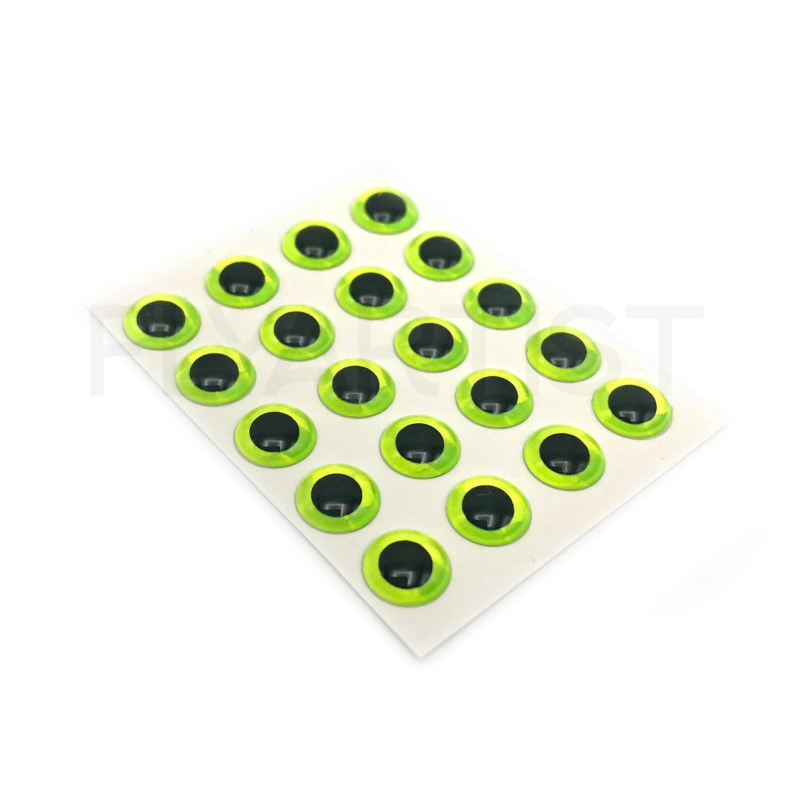 3D HOLOGRAPHIC FISH EYES - Adhesive Fly Tying, Fishing Lure, Stick on Eyes NEW! - Hareline Dubbin, Inc.
