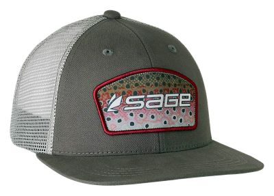 16116849 Patch Trucker Cap - Charcoal - Sage - charcoal