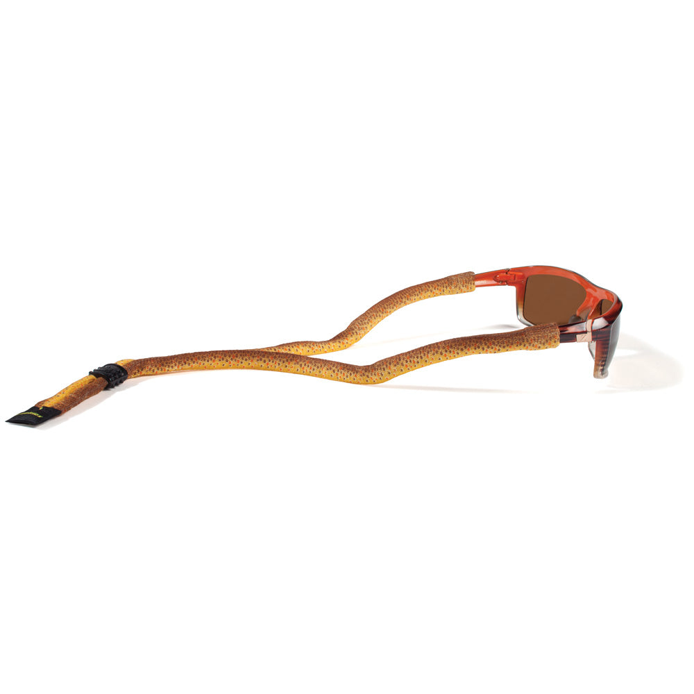 438482 Poly Suiter Brown Trout Sunglasses - Croakies - XL