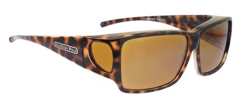 JONATHAN PAUL Polarized Sunglasses Fitovers Orion Cheetah Yellow ON003Y Large - Jonathan Paul Eyewear - [other] - [(140mm x 4