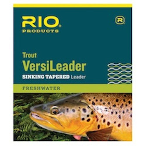 Rio Trout Versileader Sinking Tapered Leader - 12ft 12lb - Fly Fishing - Rio Brands - 12ft 12lb 1.5ips