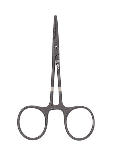 Dr. Slick Standard Clamps Forceps for Fly Fishing Tool - Dr. Slick Co. - black - 5' - Straight
