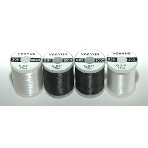 Veevus GSP Thread - WHITE/200 Denier - Fly Tying - Veevus - [white] - [200 Denier]