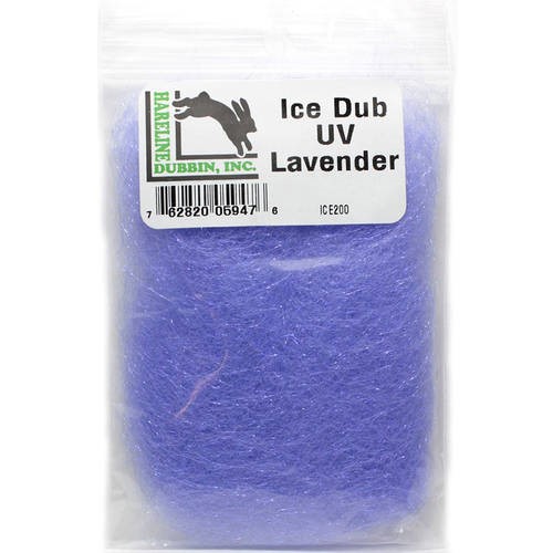 Hareline Ice Dub UV Lavender - Fly Tying - HARELINE DUBBIN, INC - [purple] - [One Size]