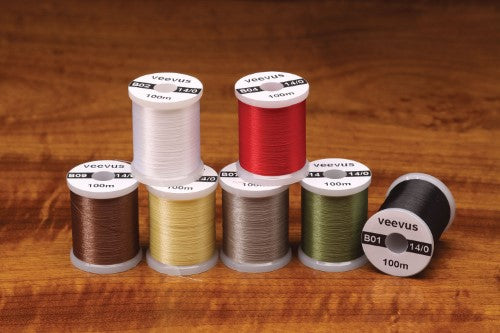 14/0 Veevus Fly Tying Thread - Assorted Colors - Rusty Brown - Veevus - 14/0