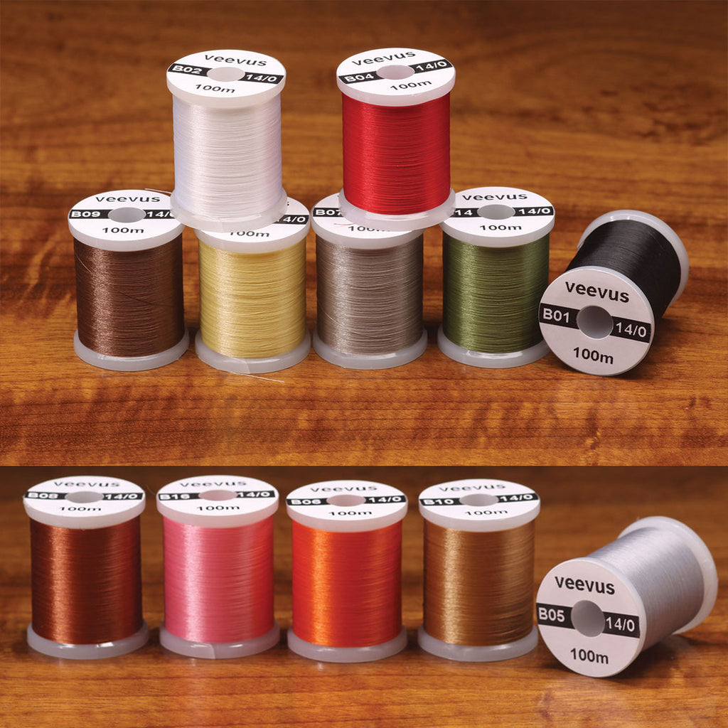 14/0 Veevus Fly Tying Thread - Assorted Colors - Pink - Veevus - [pink] - [14/0]