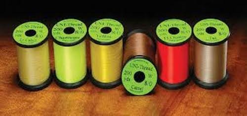 UNI 8/0 WAXED MIDGE THREAD IRON GRAY - Fly Tying - Uni - grey