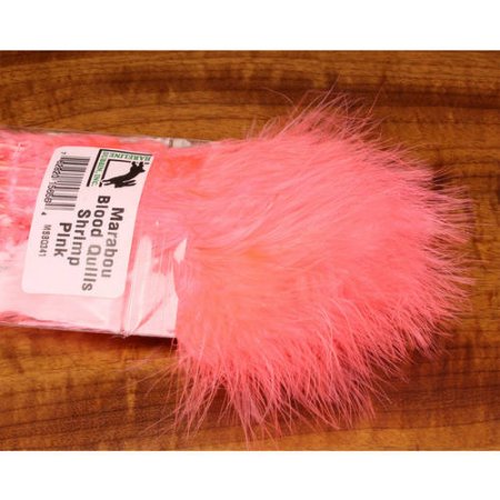 Hareline Dubbin Marabou Strung Blood Quills - HARELINE DUBBIN, INC - [pink]