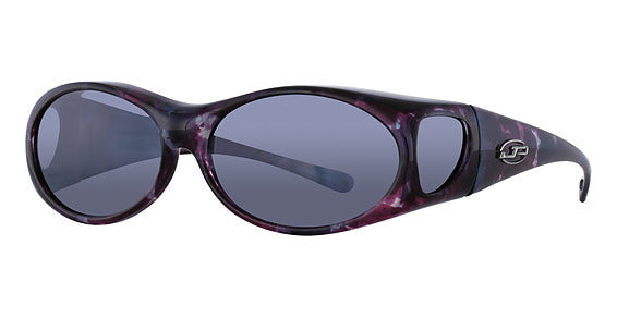 Jonathan Paul Fitovers Small Aurora Brown Marble Polarized Yellow Sunglasses - Fitovers Eyewear - yellow