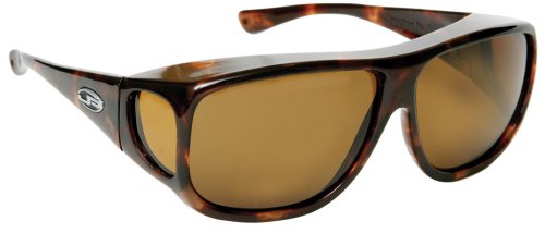 JONATHAN PAUL Polarized Sunglasses Fitovers Aviator Amber Tortoise AV002A Ex Large - Jonathan Paul - [black] - [XL]