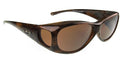 Fitovers Eyewear - Lotus - Fits Over Medium Frames Not Exceeding 141mm X 40mm - Brushed Horn/polarized Amber - Jonathan Paul