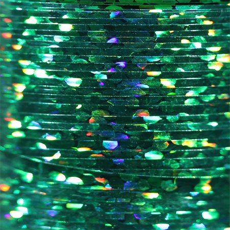 Veevus Holographic Tinsel - Small Green - Hareline - [green] - [S]