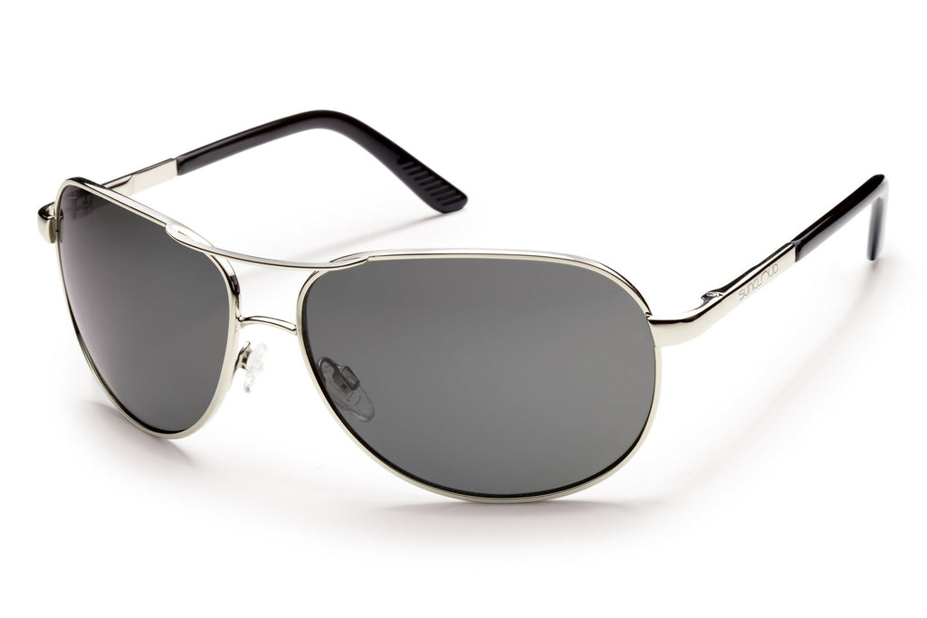 Suncloud Aviator Polarized Sunglasses - Gray - Suncloud - gray - One-size