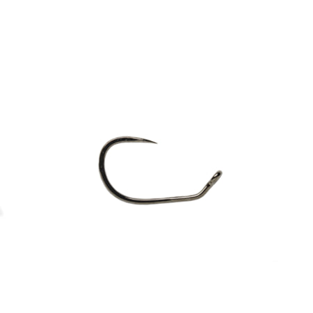 Fulling Mill Jig Force Short Black Nickel Barbless Hooks - 10 - Fulling Mill - [other] - [10]