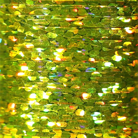 Veevus Holographic Tinsel - Medium Yellow - Hareline - [yellow] - [M]