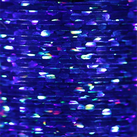 Veevus Holographic Tinsel - Small Blue - Hareline