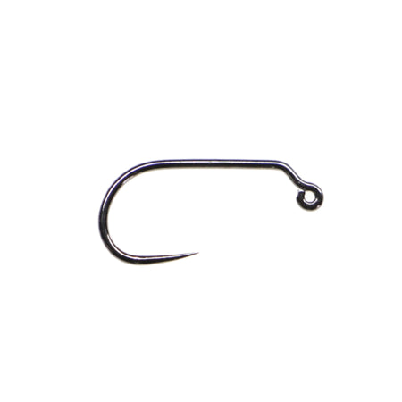 Fulling Mill Jig Force Black Nickel Barbless Hooks - 8 - Fulling Mill - [other] - [8]