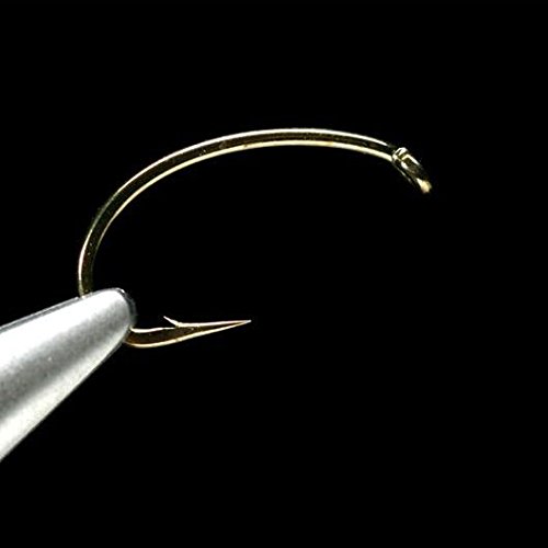 Daiichi 1120 Heavy Wide-Gape Scud Curved Shank Hooks - Bronze 8 - Daiichi - bronze - 8