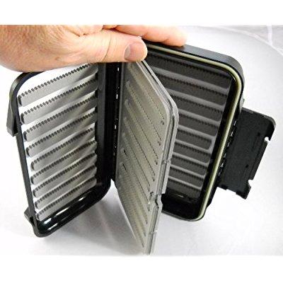 Lost Creek Large Black Swingleaf Fly Box - Lost Creek - multicolor