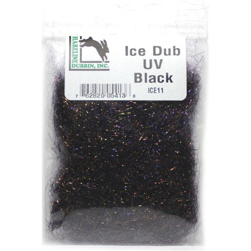 Hareline Dubbin Ice Dub - UV Black - Hareline Dubbin - uv black - [Regular]