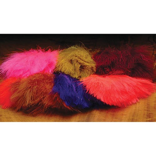 Hareline Dubbin Marabou Strung Blood Quills - HARELINE DUBBIN, INC - [pink] - 1/4 Ounce Package