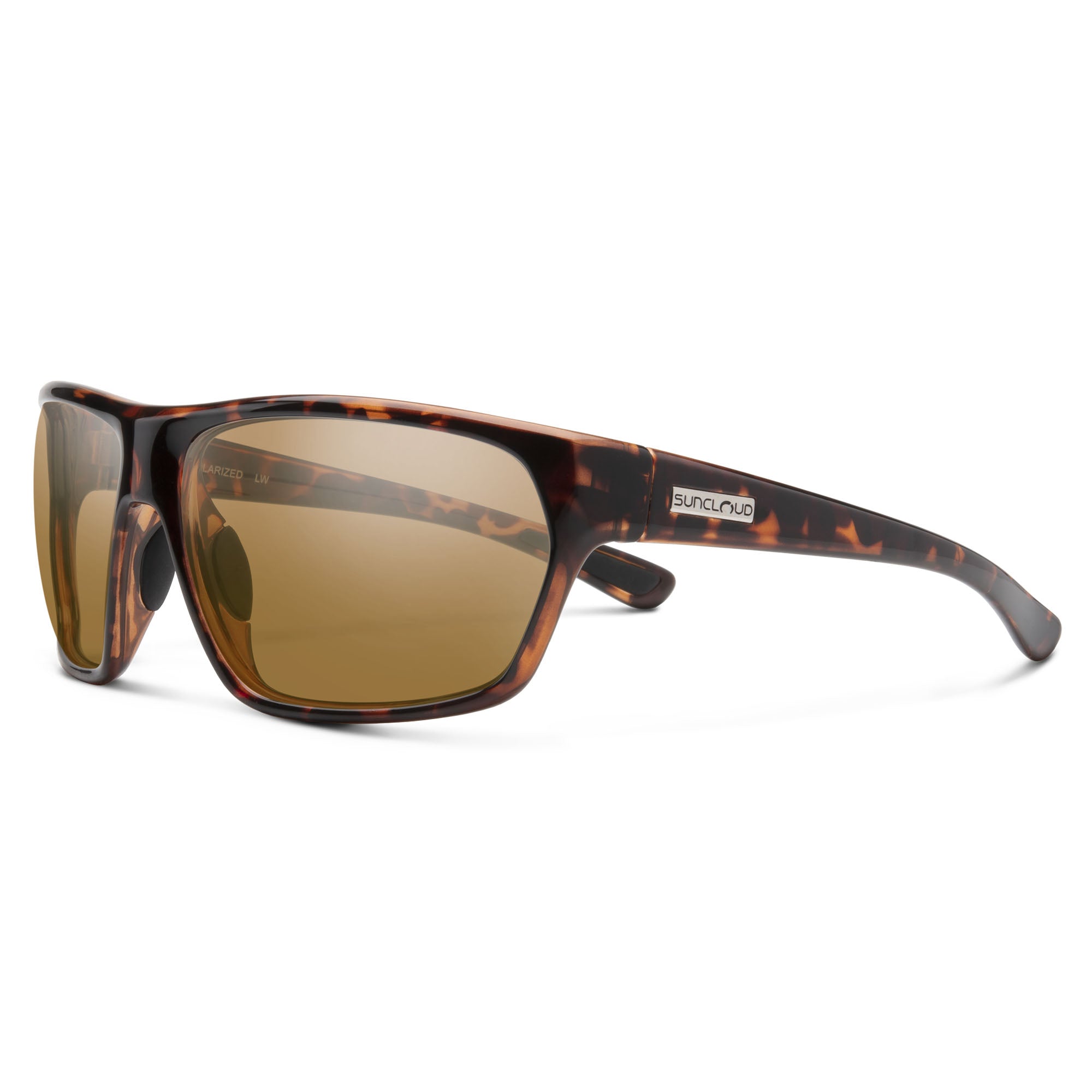 Smith Optics Active Suncloud 205301 Boone Sunglasses 08665HB - Polarized Brown Unisex Tortoise Rectangle - Suncloud - tortois
