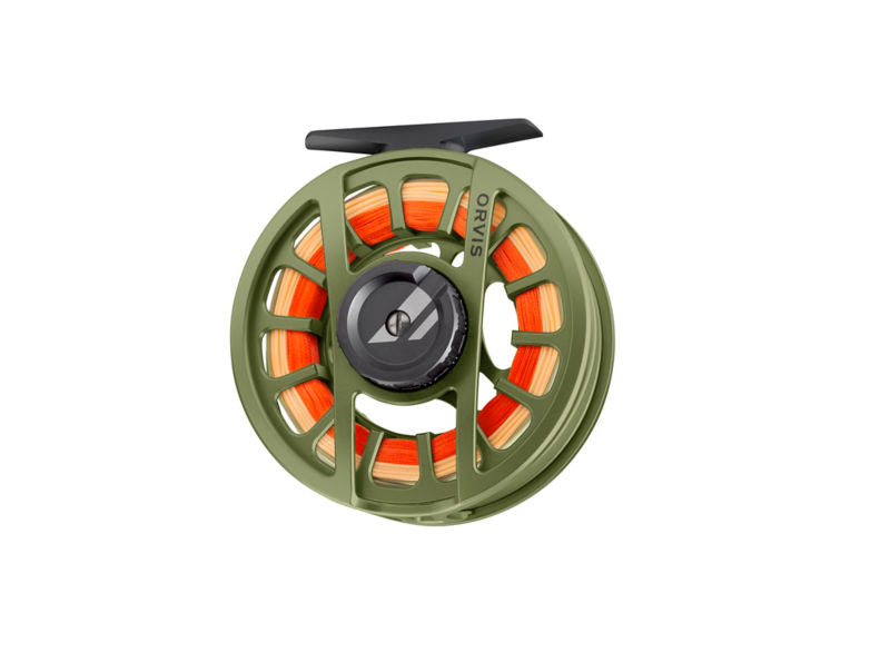 Orvis Hydros Fly Fishing Reel - Matte Olive Large - Orvis - matte olive - Large