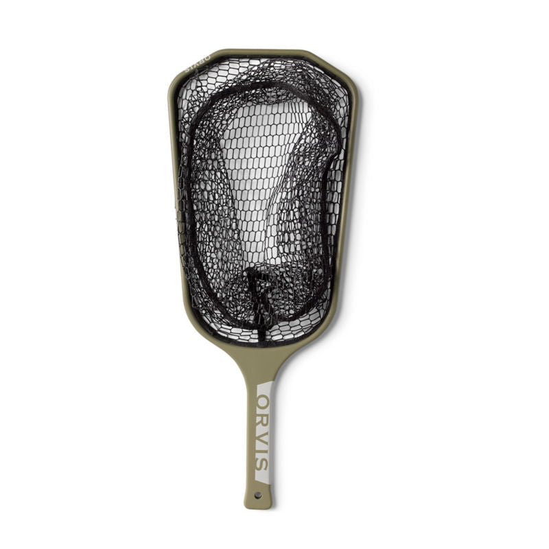 Orvis Wide-Mouth Hand Net - Dusty Olive 16in - Orvis - dusty olive - 16in