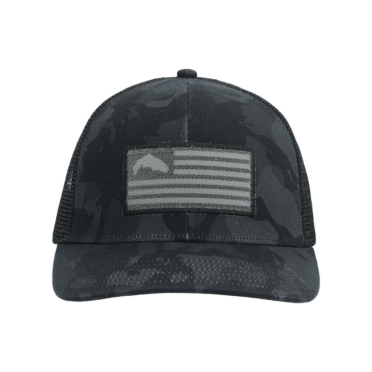 Simms Men's Tactical Trucker Hat | Regiment Camo Carbon; One Size - Simms - regiment camo carbon - One Size