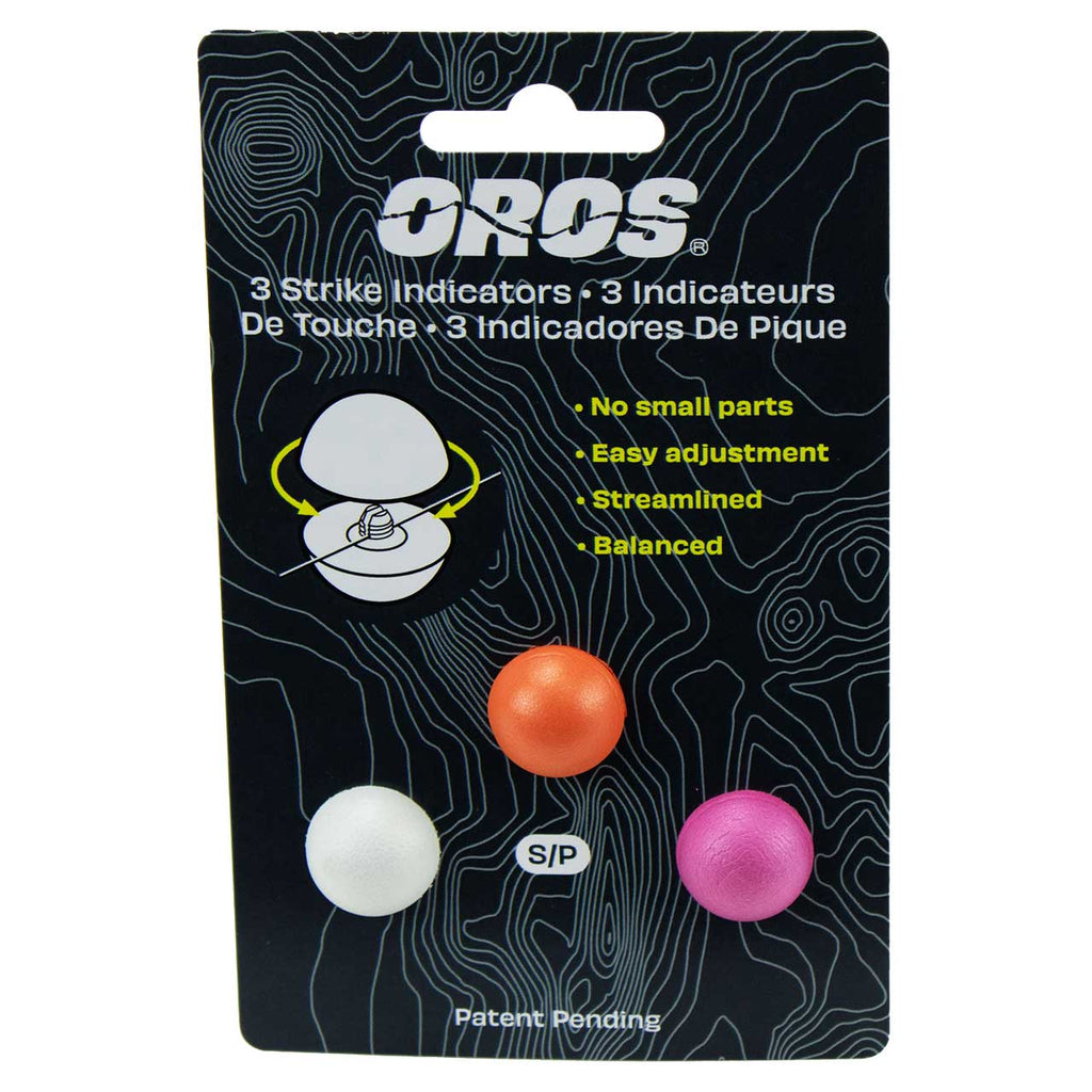 Oros Fly Fishing Screw-on Strike Indicator - 3 Pack - Multi-Color Small - Oros Fly Fishing - multi-color - Small