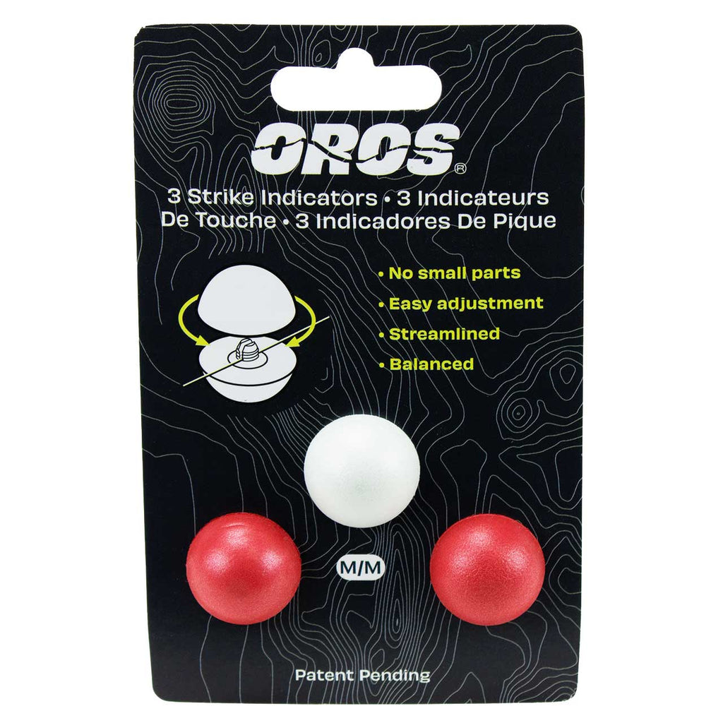 Oros Strike Indicator 3 Pack - Oros - red white - Medium