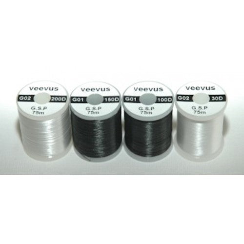 Veevus GSP Thread - Black/200 Denier - Fly Tying - Veevus - [black] - [200 Denier]
