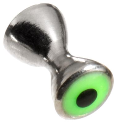 Fly Tying Pseudo Eyes - Chartreuse - Small - Hareline D