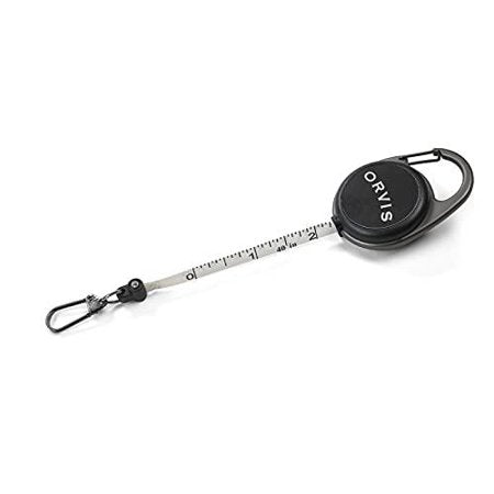 Black Nickel Carabiner Tape Measure Zinger Combo Orvis - Orvis